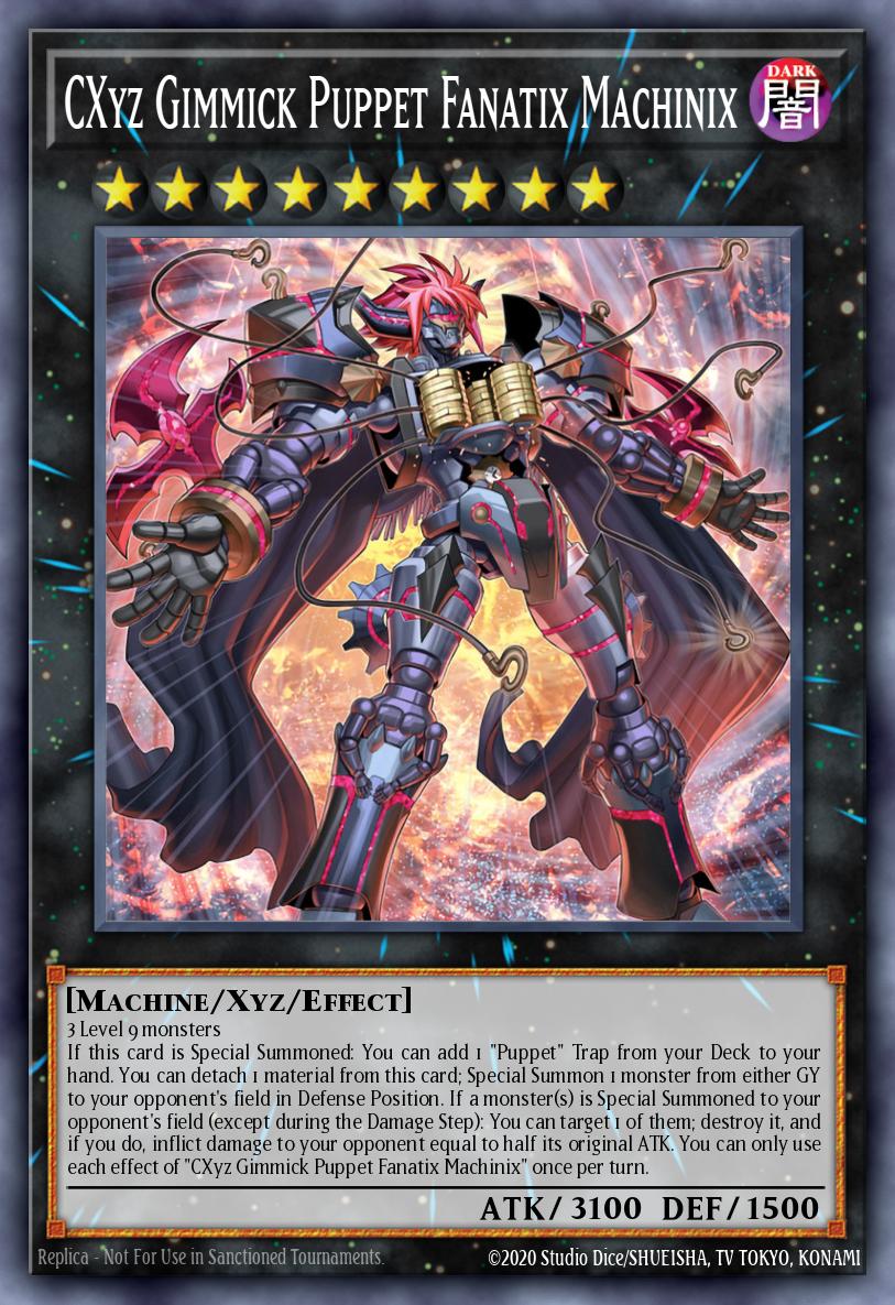 CXyz Gimmick Puppet Fanatix Machinix INFO-EN043 – The Infinite Forbidden