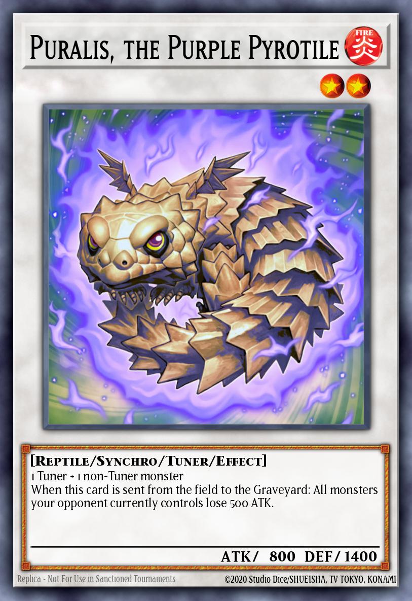 Puralis, the Purple Pyrotile SHSP-EN057 – Shadow Specters