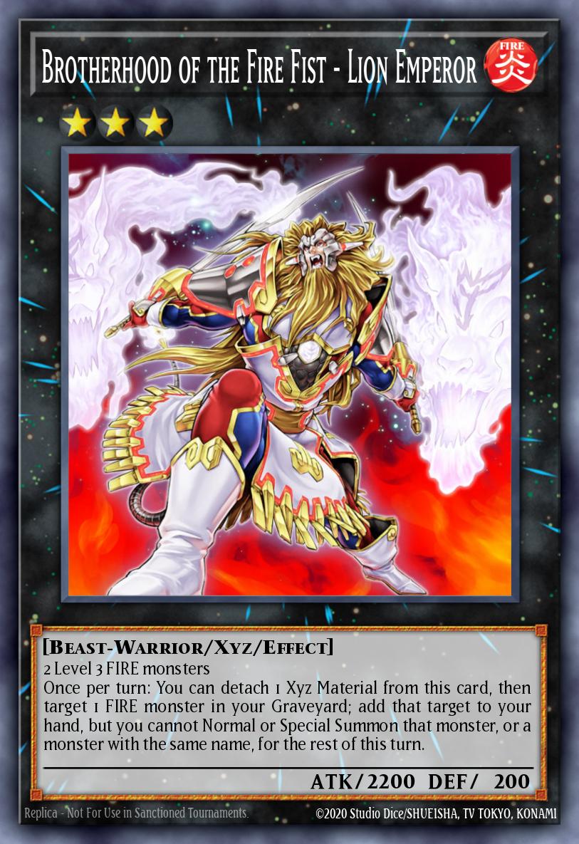 Brotherhood of the Fire Fist - Lion Emperor BLAR-EN066 – Battles of Legend: Armageddon