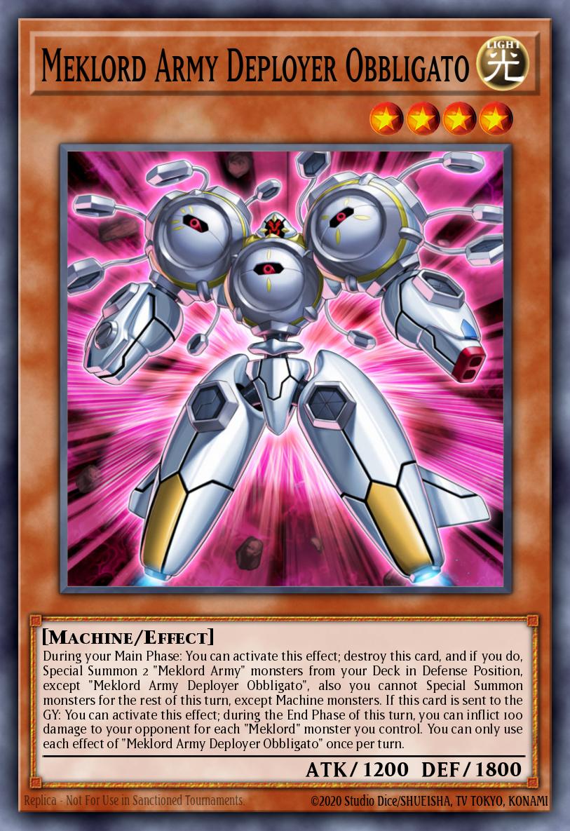 Meklord Army Deployer Obbligato LED7-EN019 – Legendary Duelists: Rage of Ra