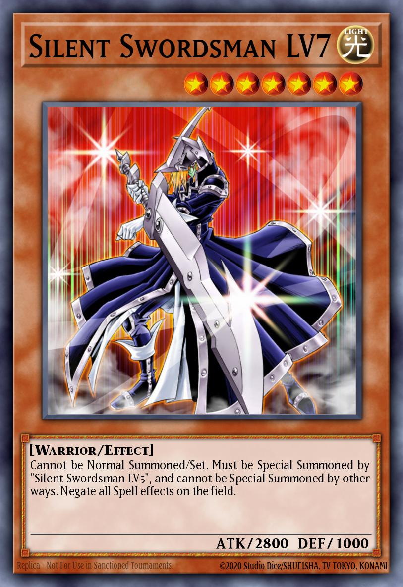 Silent Swordsman LV7 WC5-EN001 – Yu-Gi-Oh! 7 Trials to Glory: World Championship Tournament 2005 promotional cards