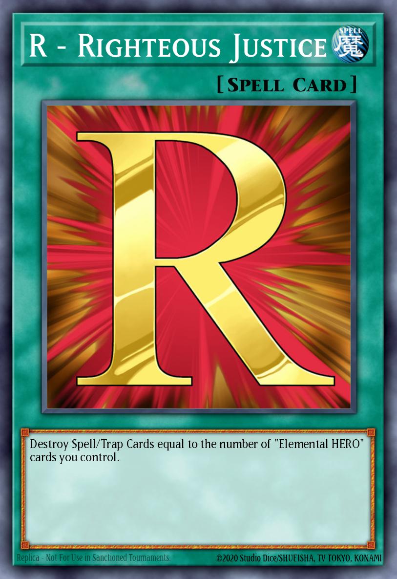 R - Righteous Justice RYMP-EN025 – Ra Yellow Mega Pack