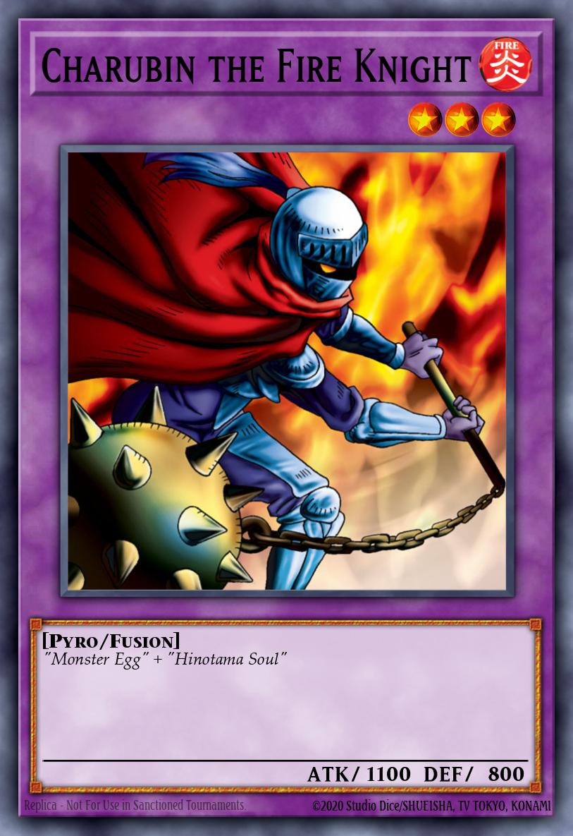 Charubin the Fire Knight LOB-EN015 – Legend of Blue Eyes White Dragon