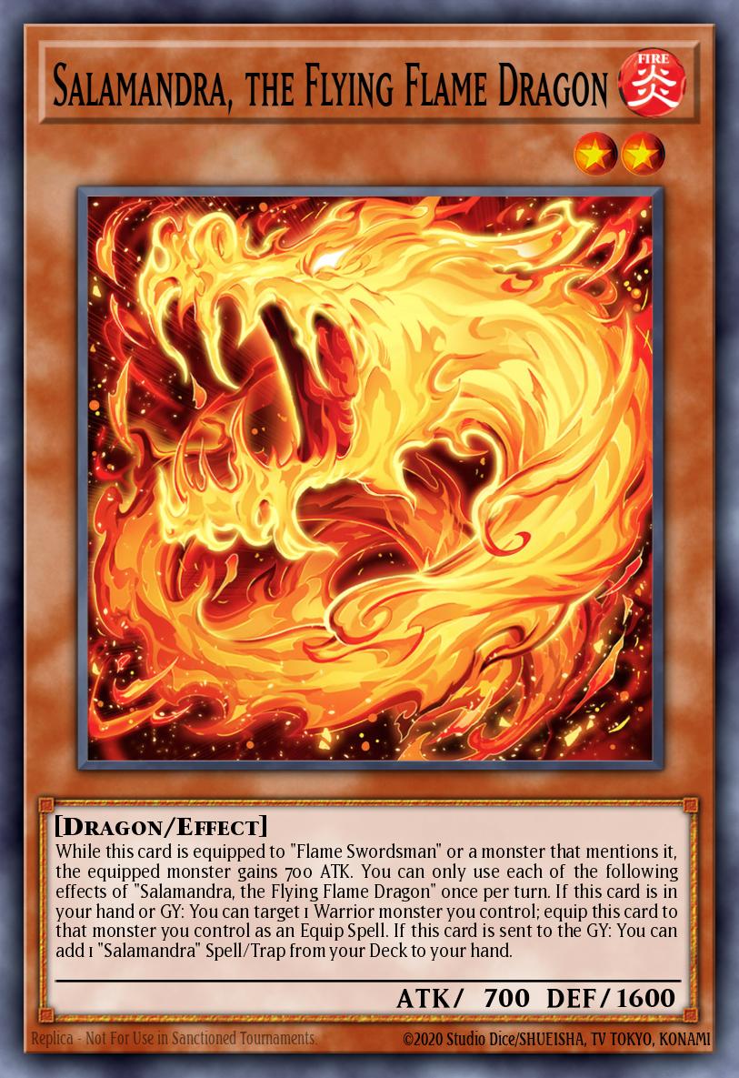 Salamandra, the Flying Flame Dragon MZMI-EN002 – Maze of Millennia