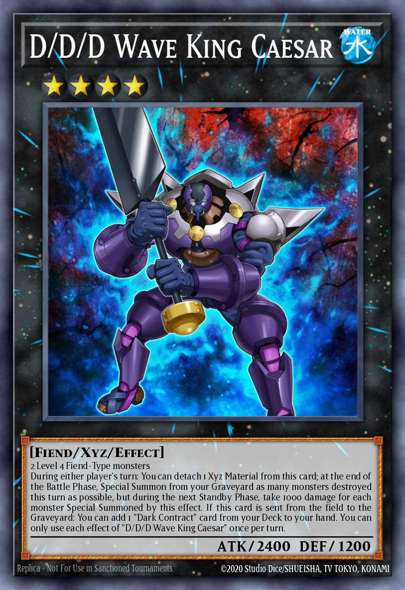 D/D/D Wave King Caesar SDPD-EN043 – Pendulum Domination Structure Deck