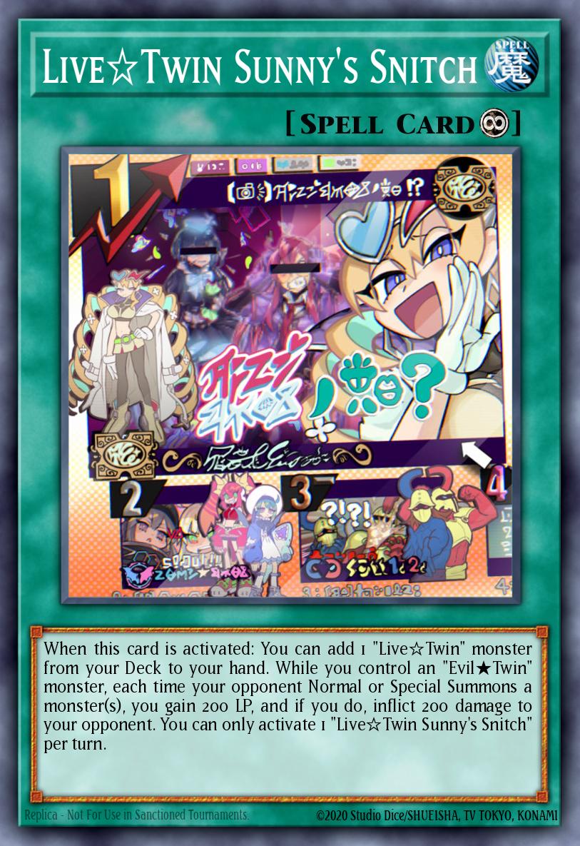 Live☆Twin Sunny's Snitch MP22-EN161 – 2022 Tin of the Pharaoh's Gods