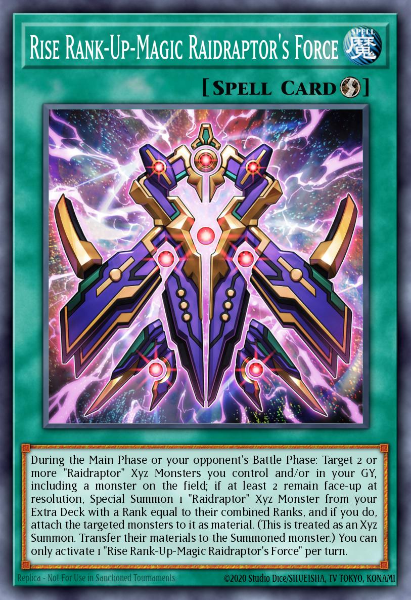 Rise Rank-Up-Magic Raidraptor's Force PHNI-EN056 – Phantom Nightmare