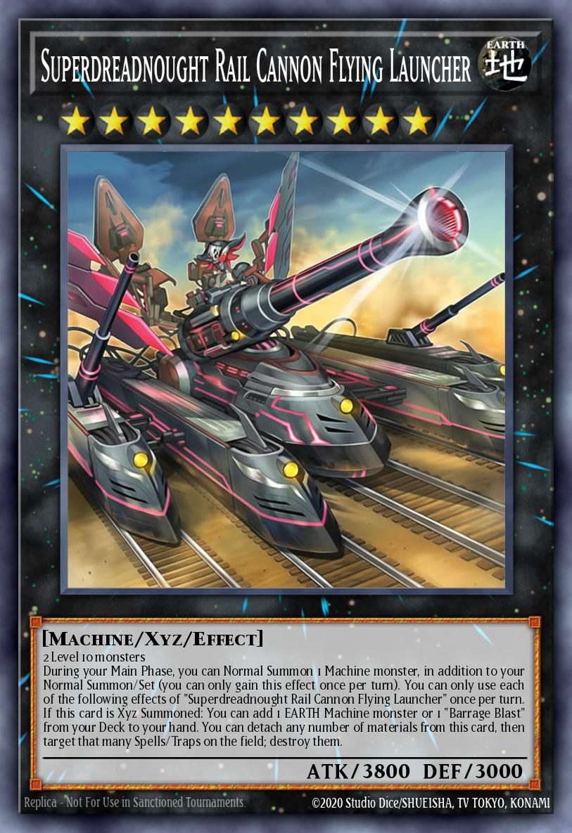 Superdreadnought Rail Cannon Flying Launcher BLZD-EN044 – Blazing Dominion