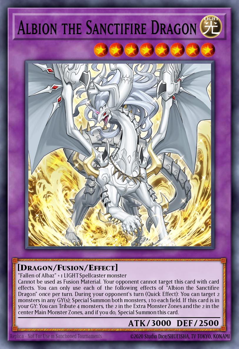 Albion the Sanctifire Dragon CYAC-EN035 – Cyberstorm Access