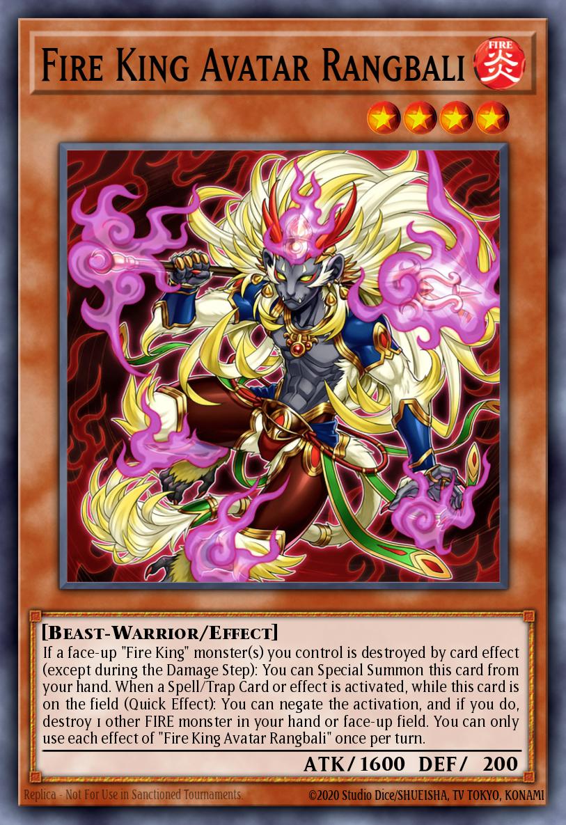 Fire King Avatar Rangbali SR14-EN003 – Structure Deck: Fire Kings
