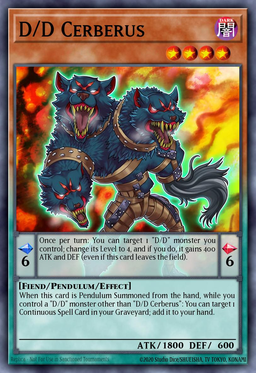 D/D Cerberus SDPD-EN007 – Pendulum Domination Structure Deck