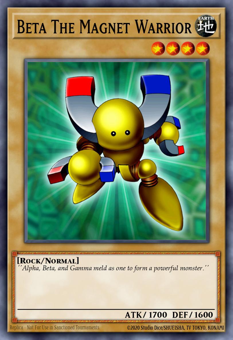 Beta The Magnet Warrior DOR-E002 – Yu-Gi-Oh! The Duelists of the Roses promotional cards