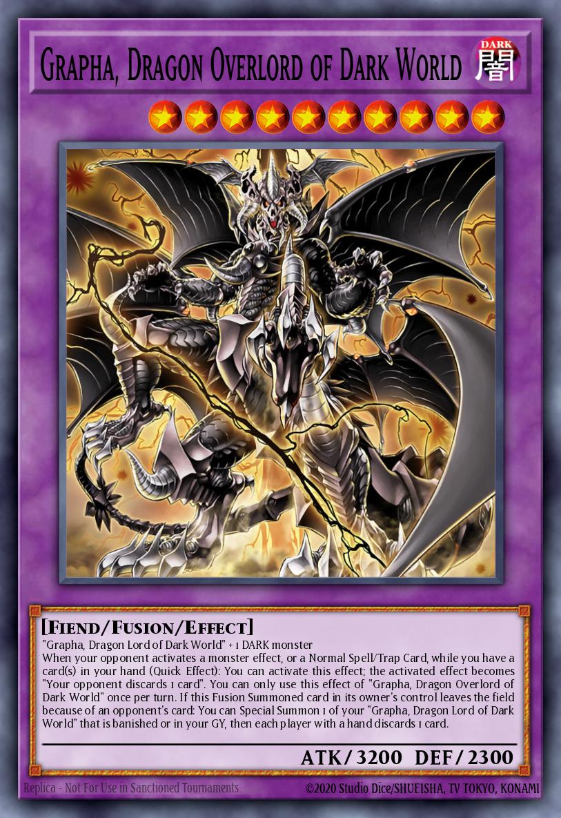 Grapha, Dragon Overlord of Dark World SR13-EN041 – Structure Deck: Dark World