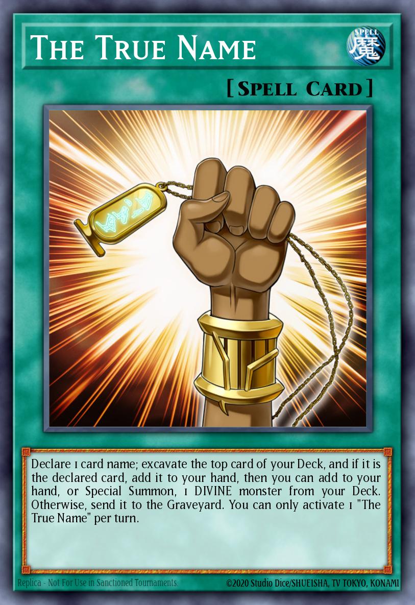 The True Name EGS1-EN030 – Egyptian God Deck: Slifer the Sky Dragon