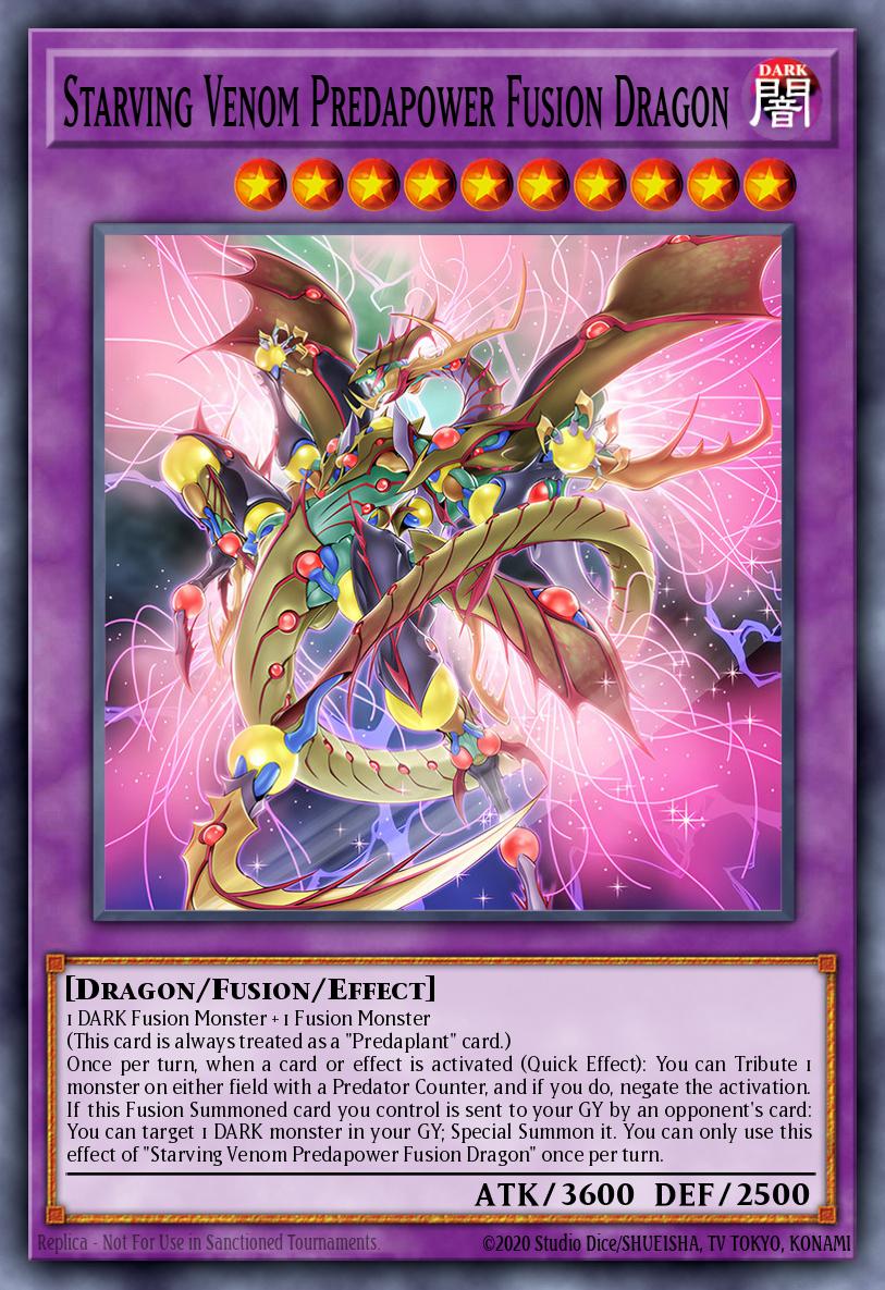 Starving Venom Predapower Fusion Dragon DIFO-EN036 – Dimension Force