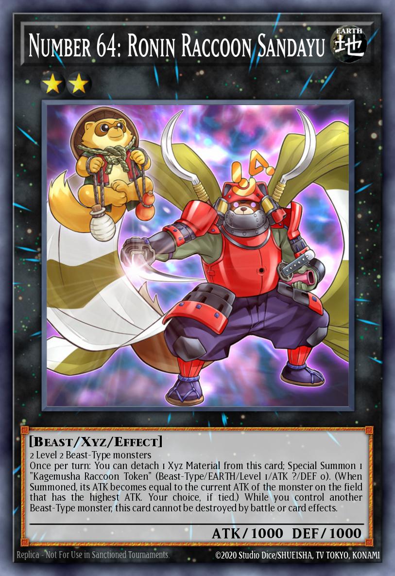 Number 64: Ronin Raccoon Sandayu MP14-EN161 – 2014 Mega-Tin Mega Pack
