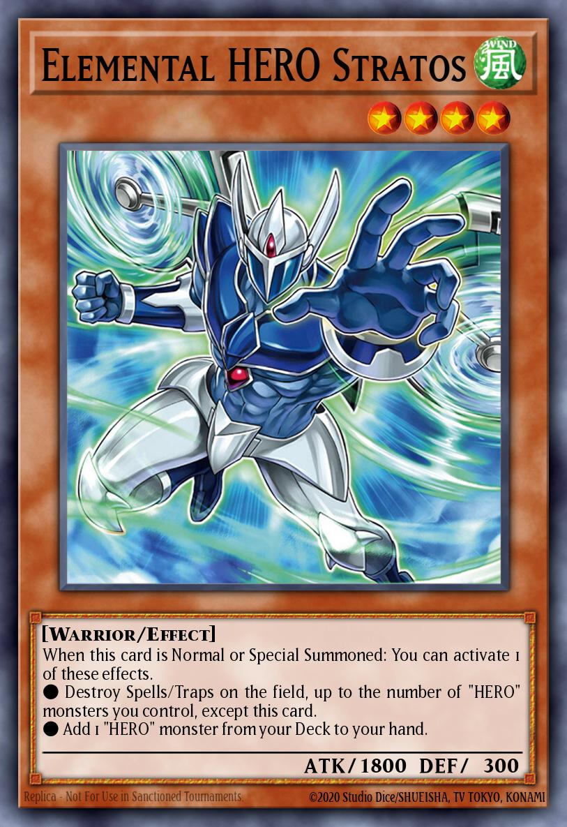 Elemental HERO Stratos OP09-EN001 – OTS Tournament Pack 9