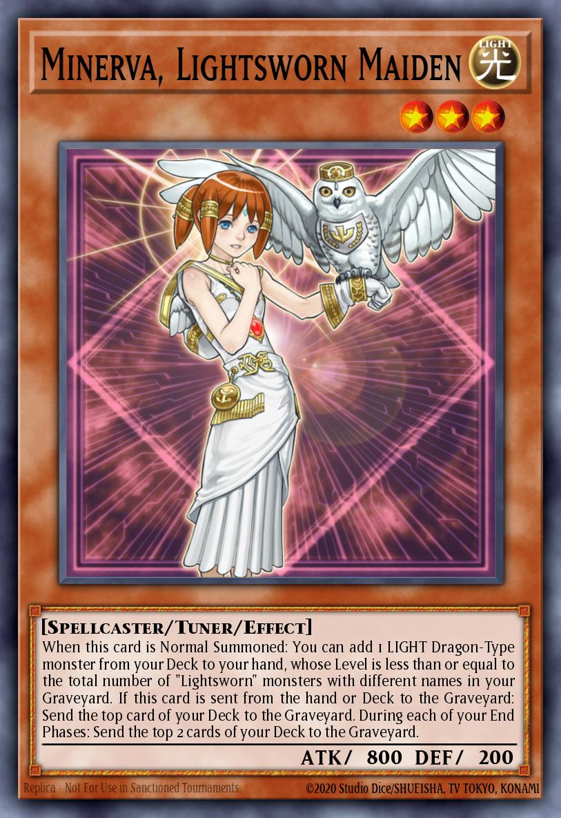 Minerva, Lightsworn Maiden SDLI-EN002 – Realm of Light Structure Deck