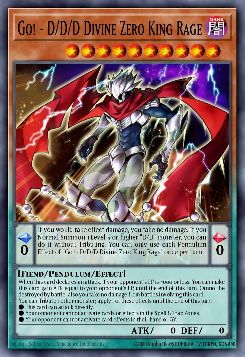 Go! - D/D/D Divine Zero King Rage GFP2-EN080 – Ghosts From the Past: The 2nd Haunting