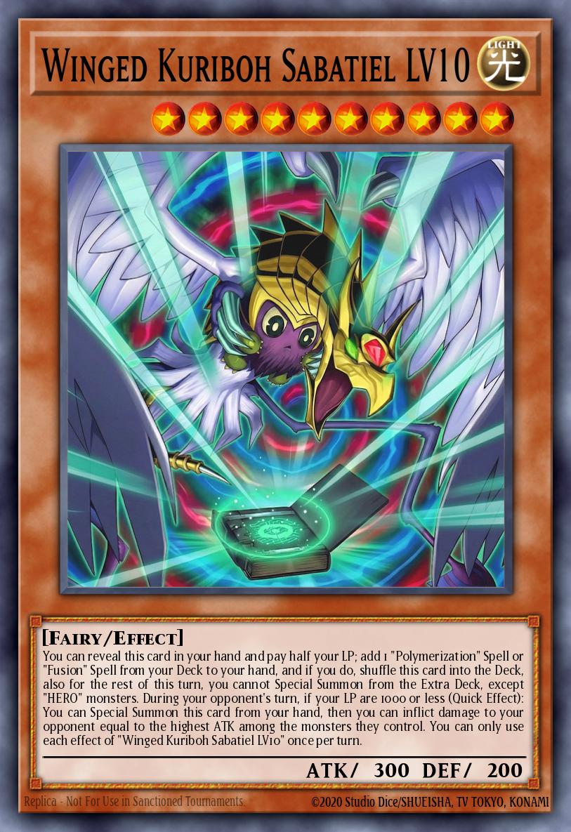 Winged Kuriboh Sabatiel LV10 MAMO-EN006 – Magnificent Monsters