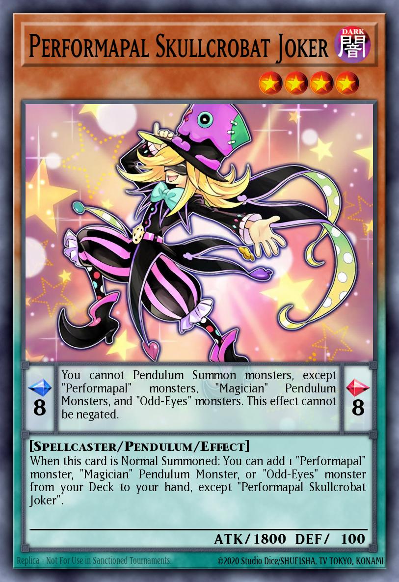 Performapal Skullcrobat Joker LAVD-ENO03 – Legendary Arc-V Decks