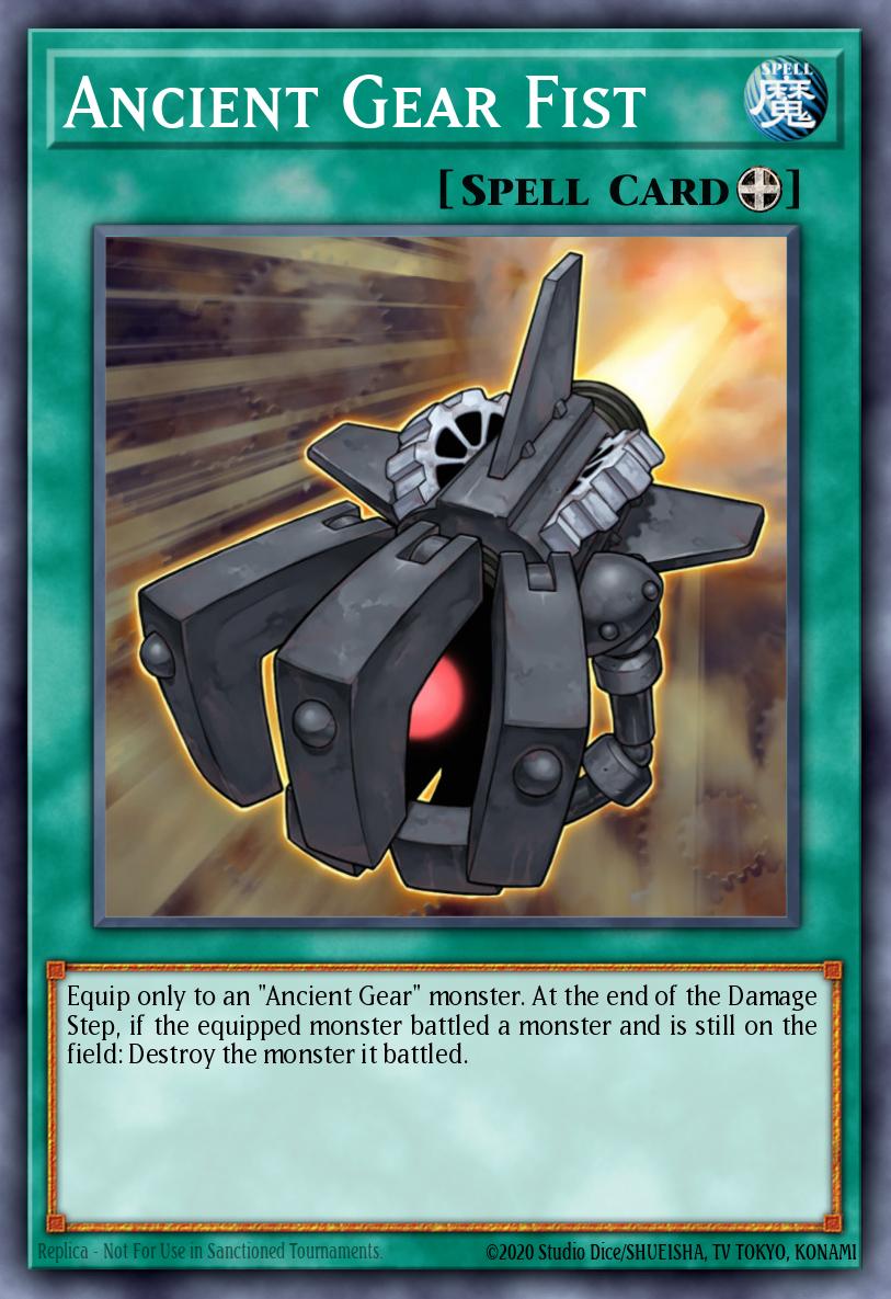 Ancient Gear Fist SD10-EN020 – Structure Deck: Machine Re-Volt