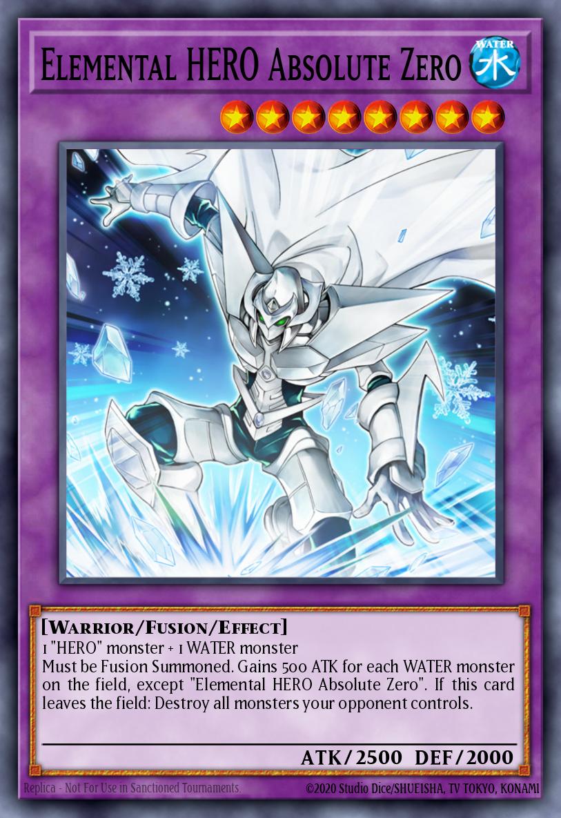 Elemental HERO Absolute Zero BLHR-EN065 – Battles of Legend: Hero's Revenge