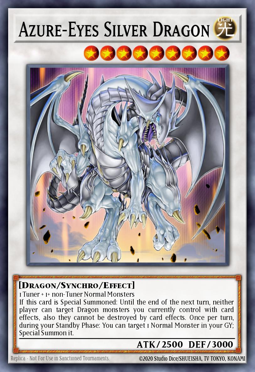 Azure-Eyes Silver Dragon RA04-EN208 – Quarter Century Stampede