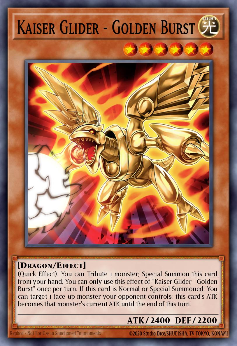 Kaiser Glider - Golden Burst LDS3-EN136 – Legendary Duelists: Season 3