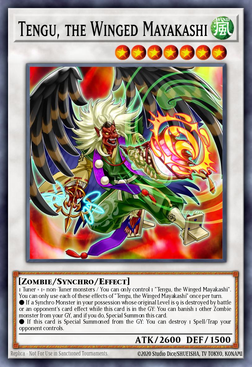 Tengu, the Winged Mayakashi HISU-EN034 – Hidden Summoners