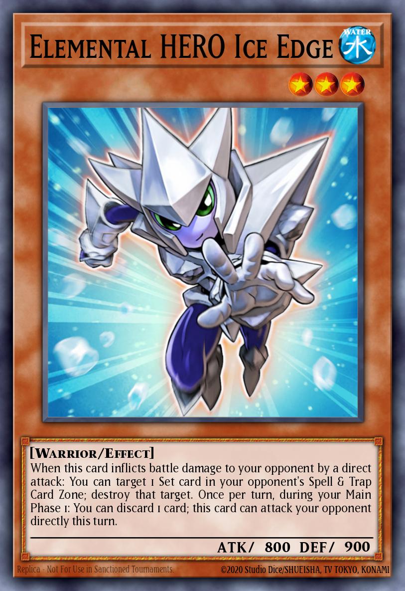 Elemental HERO Ice Edge AP01-EN018 – Astral Pack One
