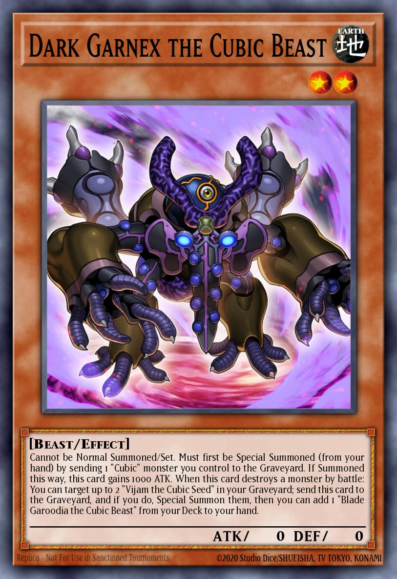 Dark Garnex the Cubic Beast MVP1-ENG33 – Yu-Gi-Oh! The Dark Side of Dimensions Movie Pack: Gold Edition