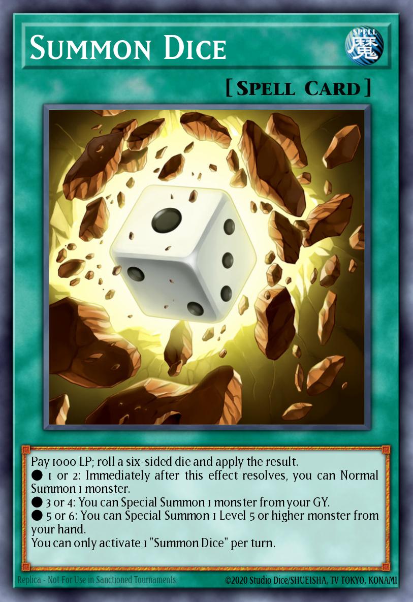Summon Dice BLRR-EN002 – Battles of Legend: Relentless Revenge