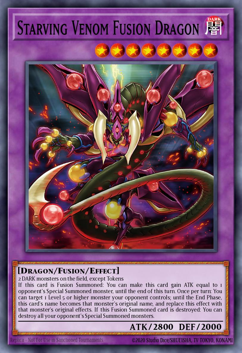 Starving Venom Fusion Dragon RA04-EN272 – Quarter Century Stampede
