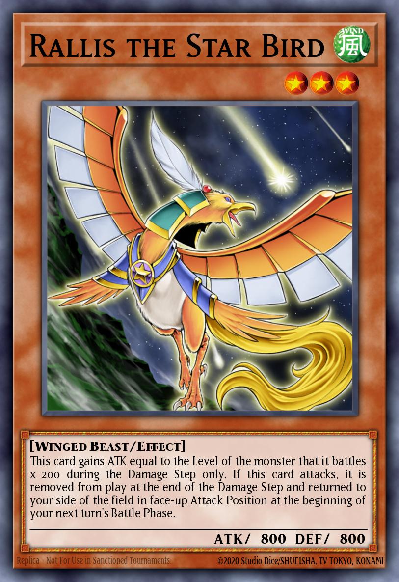 Rallis the Star Bird POTD-EN007 – Power of the Duelist