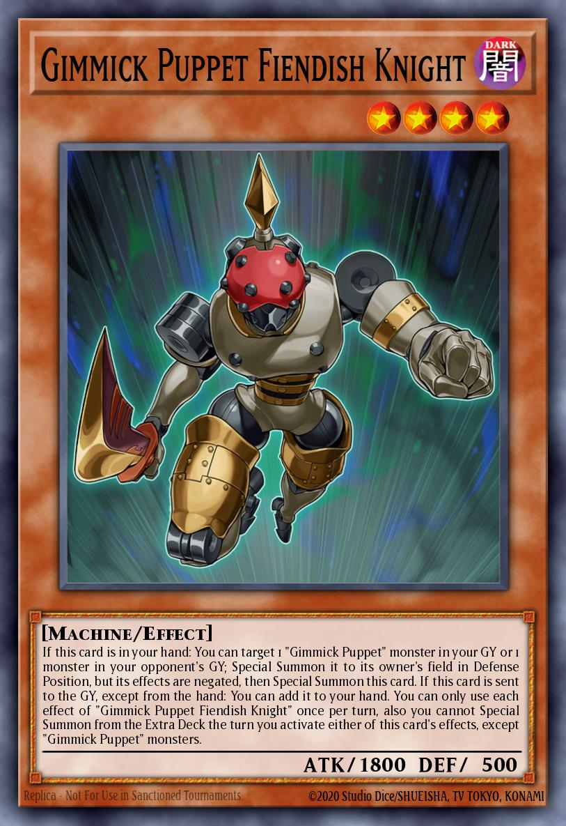 Gimmick Puppet Fiendish Knight MZTM-EN047 – Maze of the Master