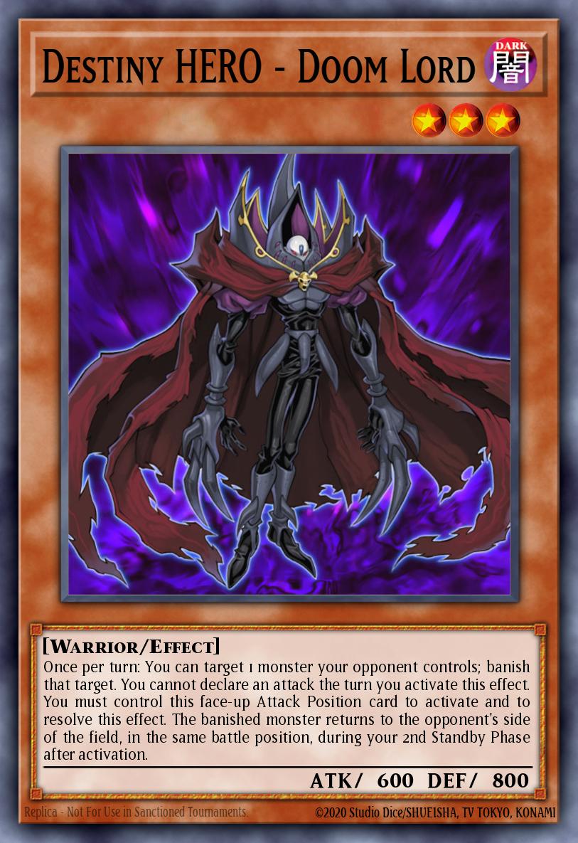 Destiny HERO - Doom Lord LCGX-EN122 – Legendary Collection 2: The Duel Academy Years Mega Pack