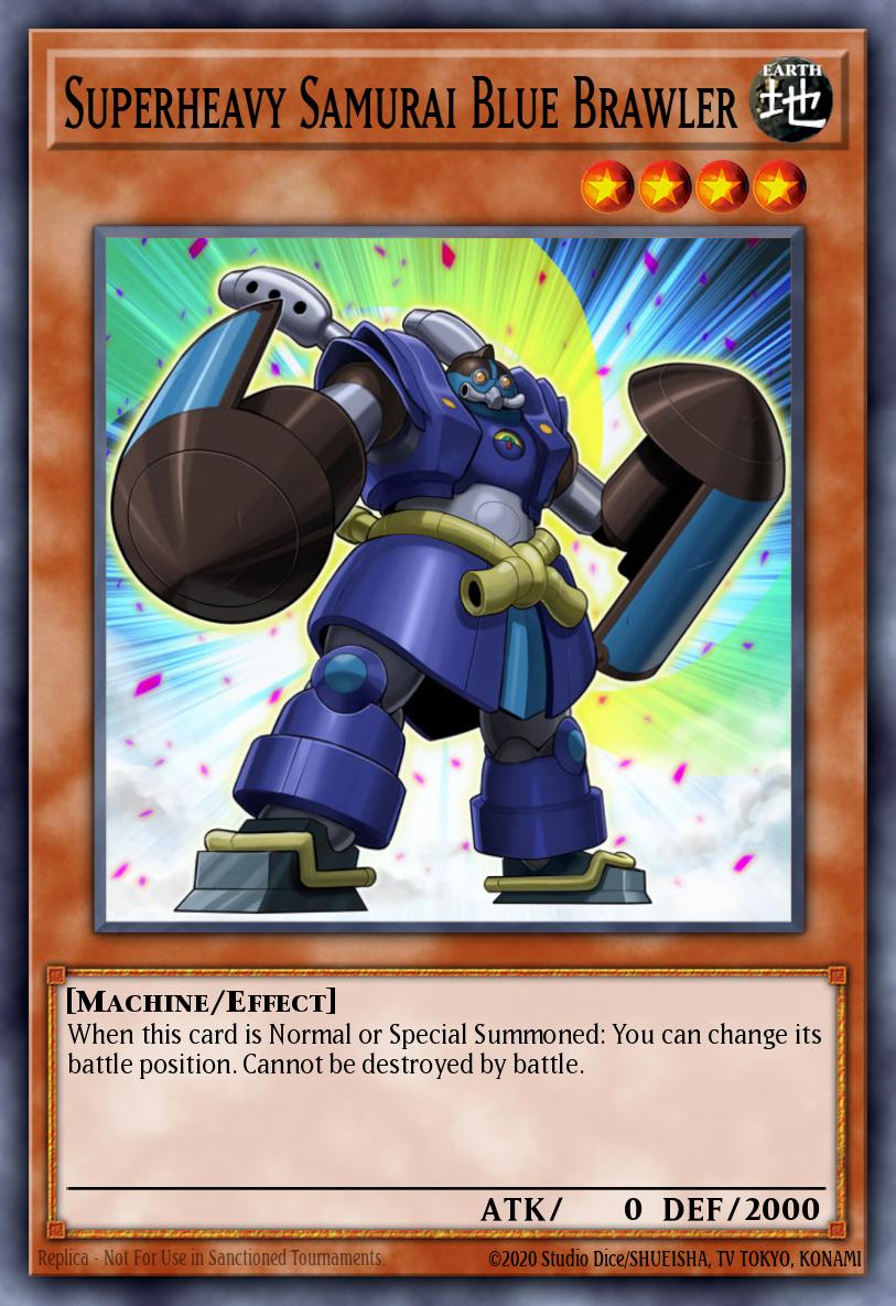Superheavy Samurai Blue Brawler DUEA-EN011 – Duelist Alliance