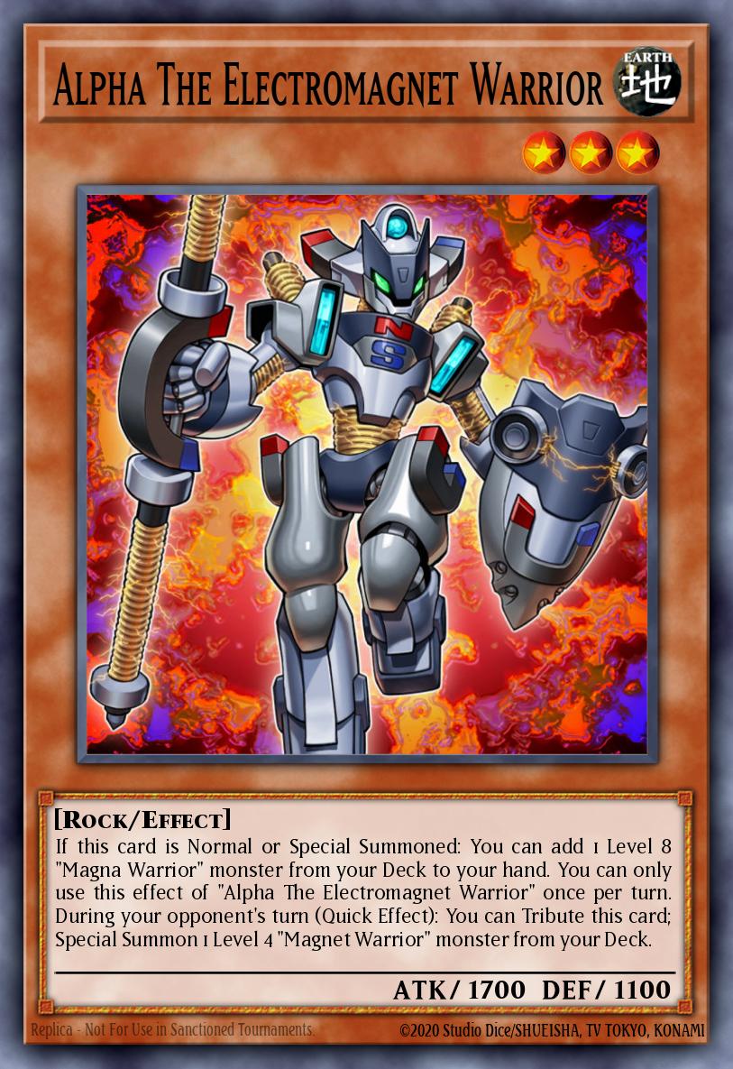 Alpha The Electromagnet Warrior MZMU-EN080 – Maze of Muertos