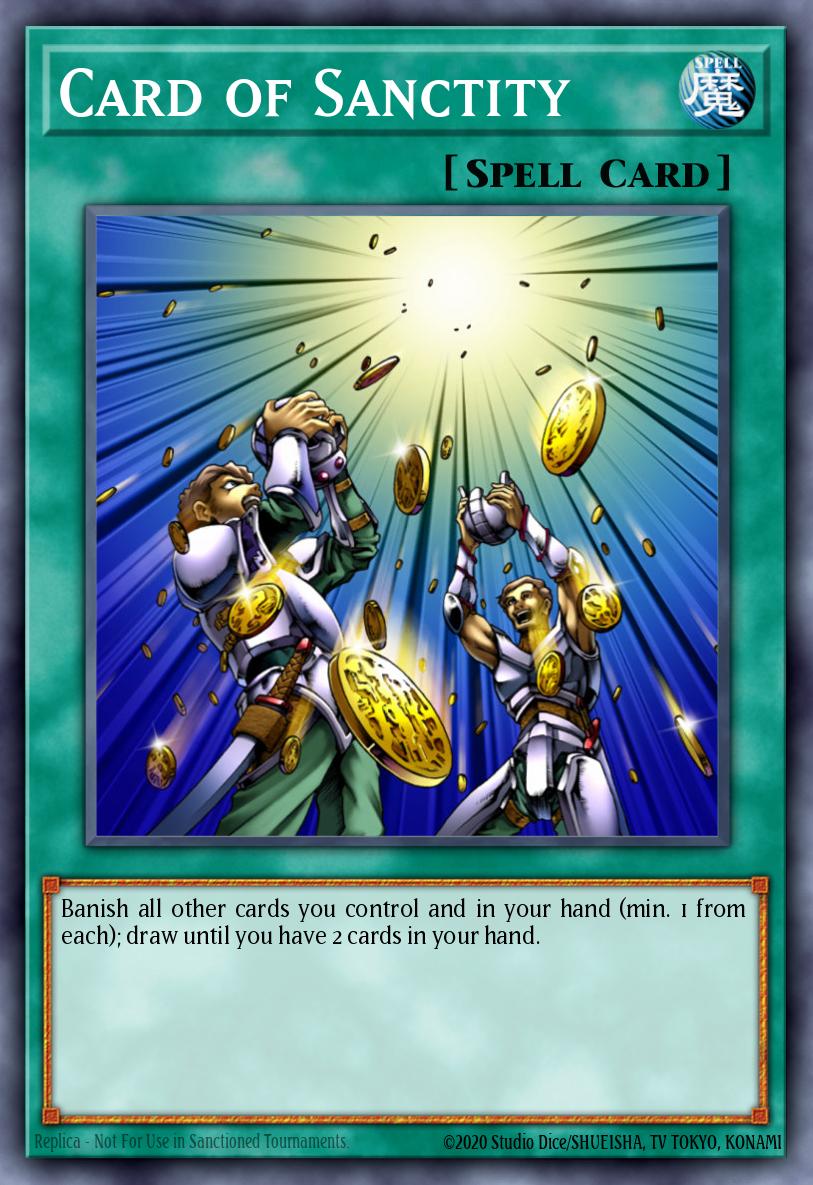 Card of Sanctity EP1-EN000 – Kids WB Duel of Destiny promotional card