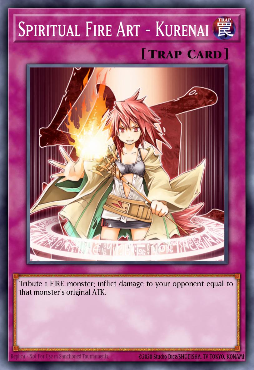 Spiritual Fire Art - Kurenai SDOK-EN036 – Onslaught of the Fire Kings Structure Deck