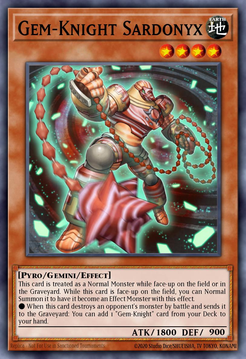 Gem-Knight Sardonyx DT07-EN014 – Duel Terminal 7a
