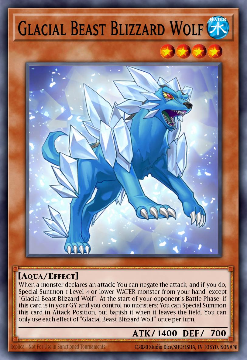 Glacial Beast Blizzard Wolf BLAR-EN031 – Battles of Legend: Armageddon