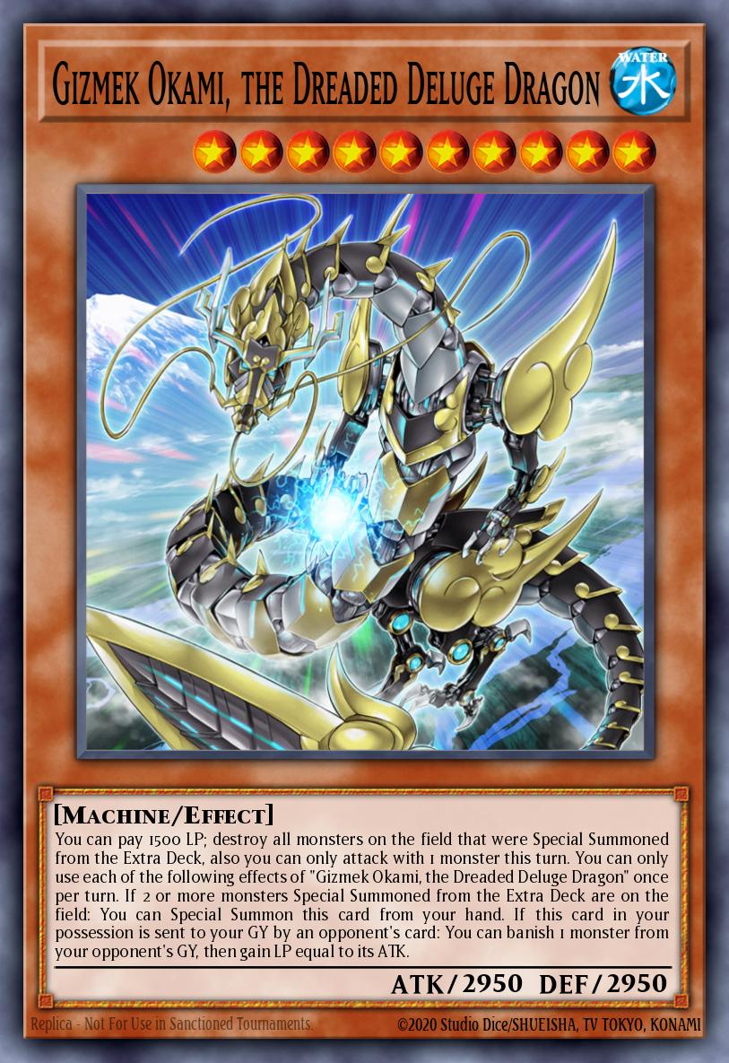 Gizmek Okami, the Dreaded Deluge Dragon MP21-EN121 – 2021 Tin of Ancient Battles