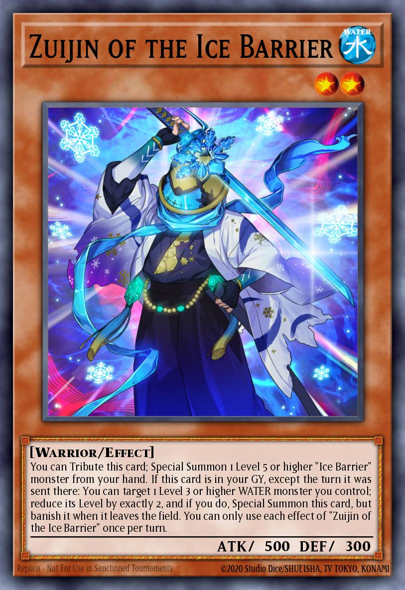 Zuijin of the Ice Barrier SDFC-EN005 – Structure Deck: Freezing Chains