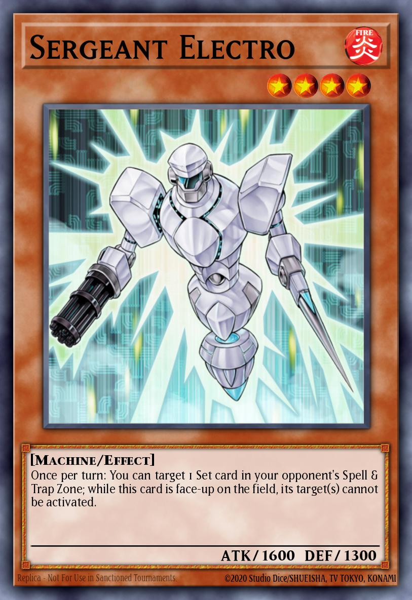 Sergeant Electro LEDU-EN046 – Legendary Duelists