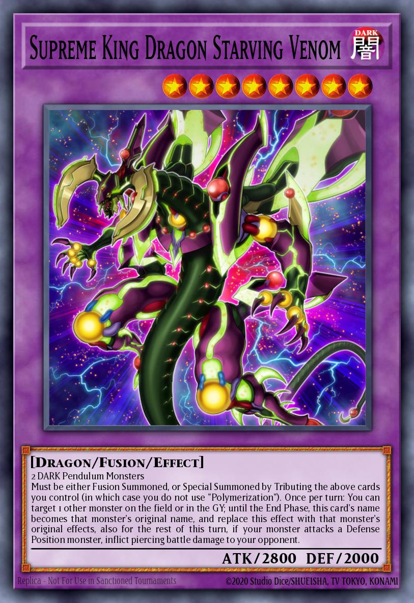Supreme King Dragon Starving Venom LEDD-ENC26 – Legendary Dragon Decks