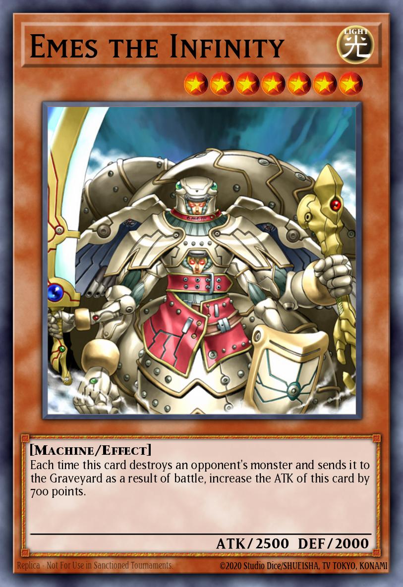 Emes the Infinity DBT-EN001 – Yu-Gi-Oh! Destiny Board Traveler promotional cards