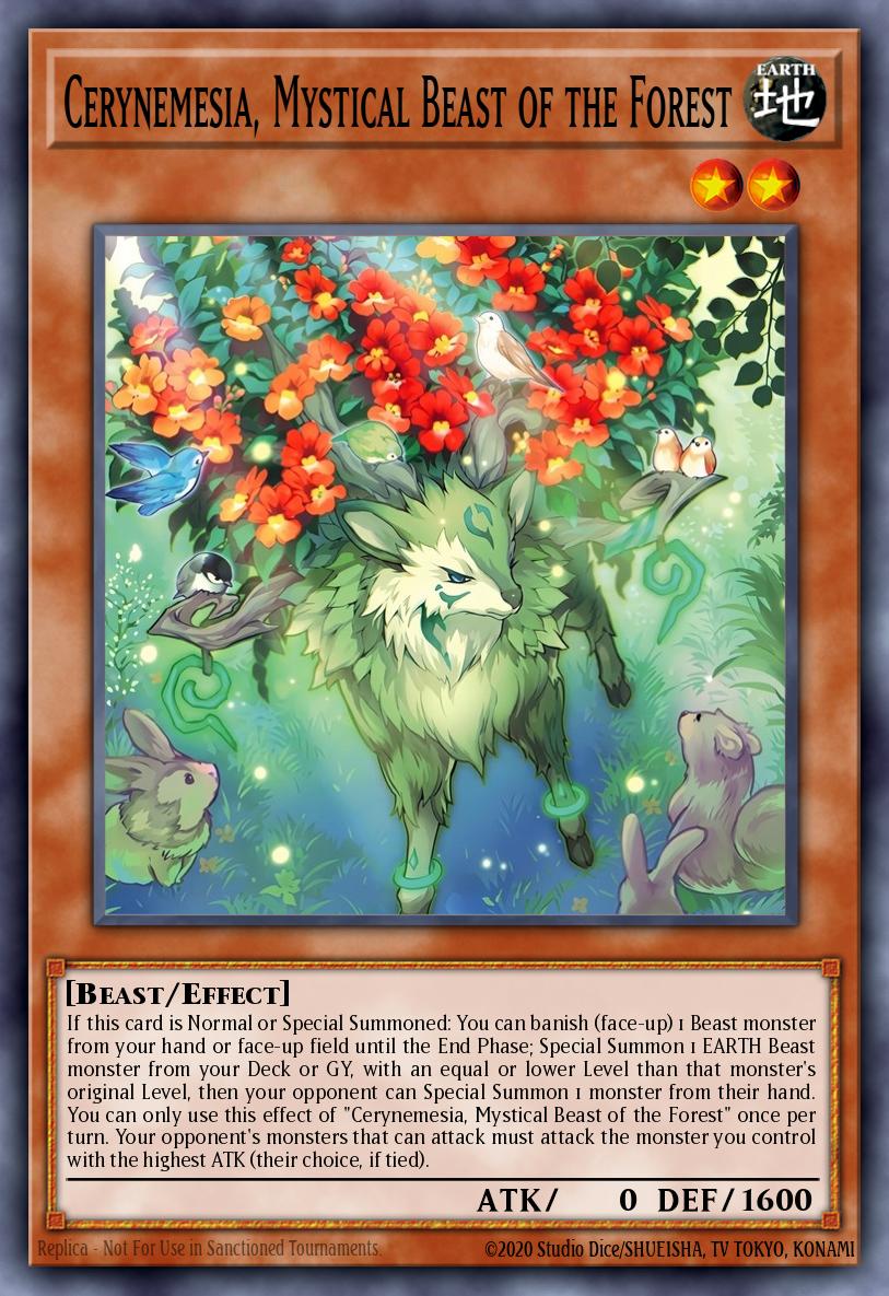 Cerynemesia, Mystical Beast of the Forest CORI-EN087 – Chaos Origins