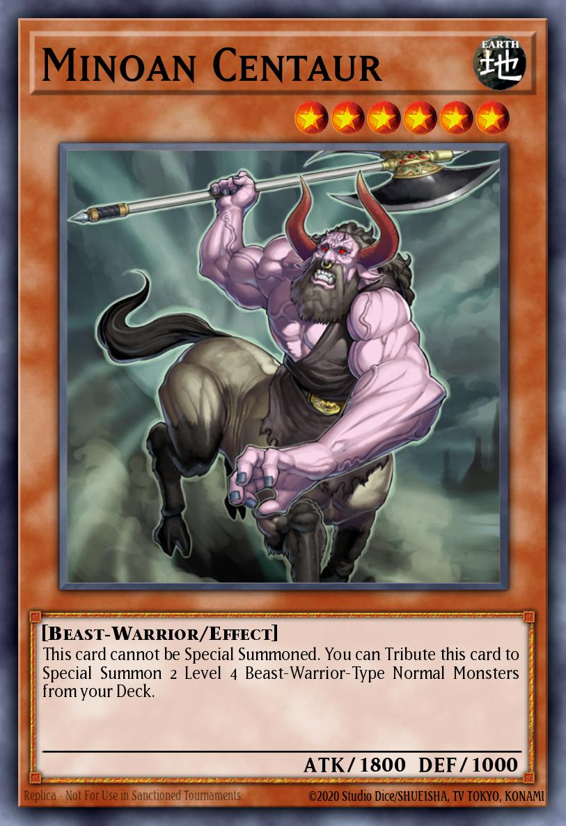 Minoan Centaur RGBT-EN028 – Raging Battle